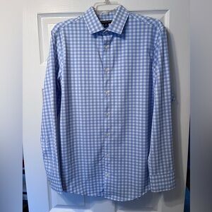 Mizzen+Main Light Blue Leeward Dress Shirt - Size Medium
